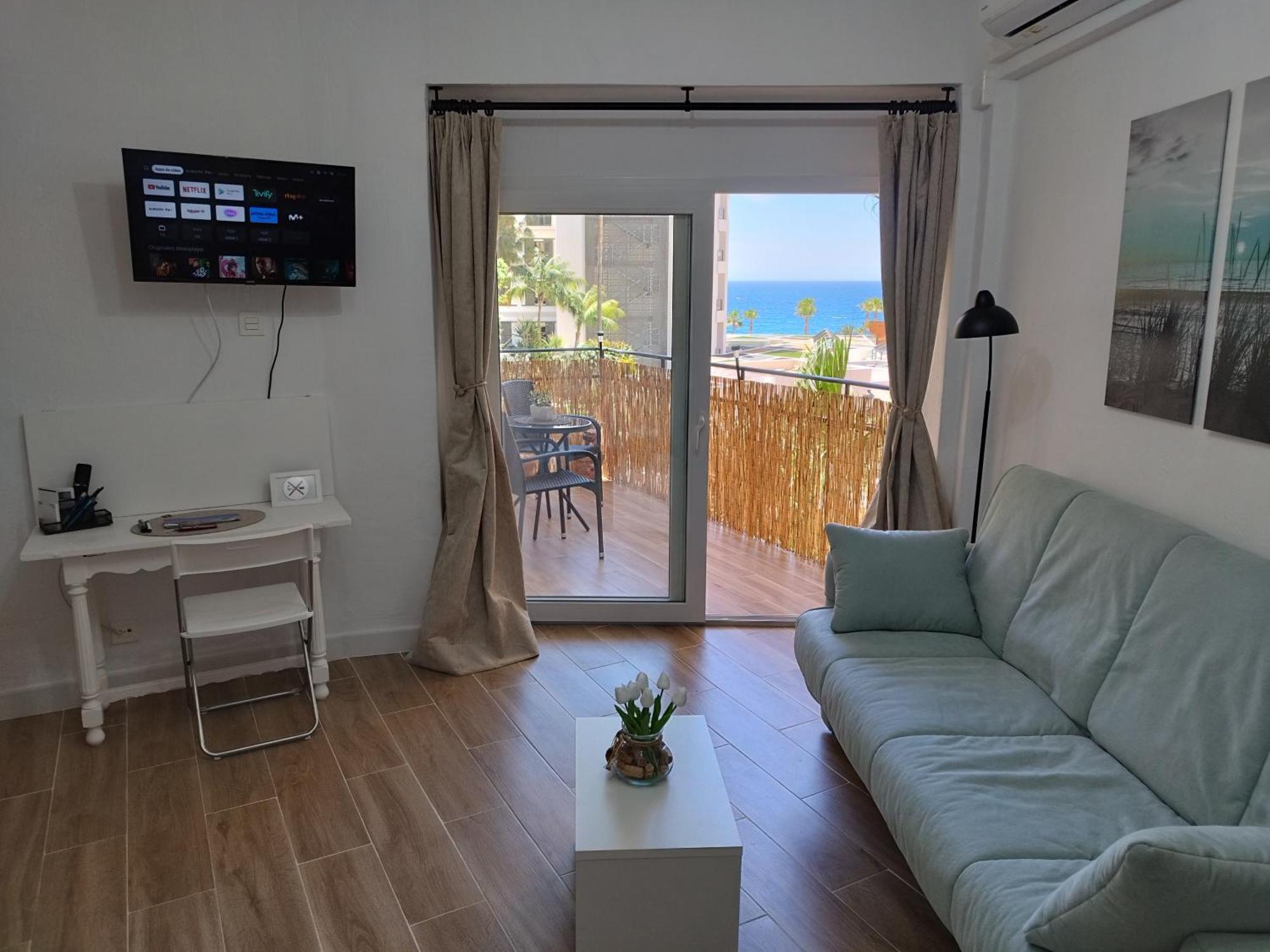 Amazing Front Sea View Studio. Marbella Centre Exteriör bild